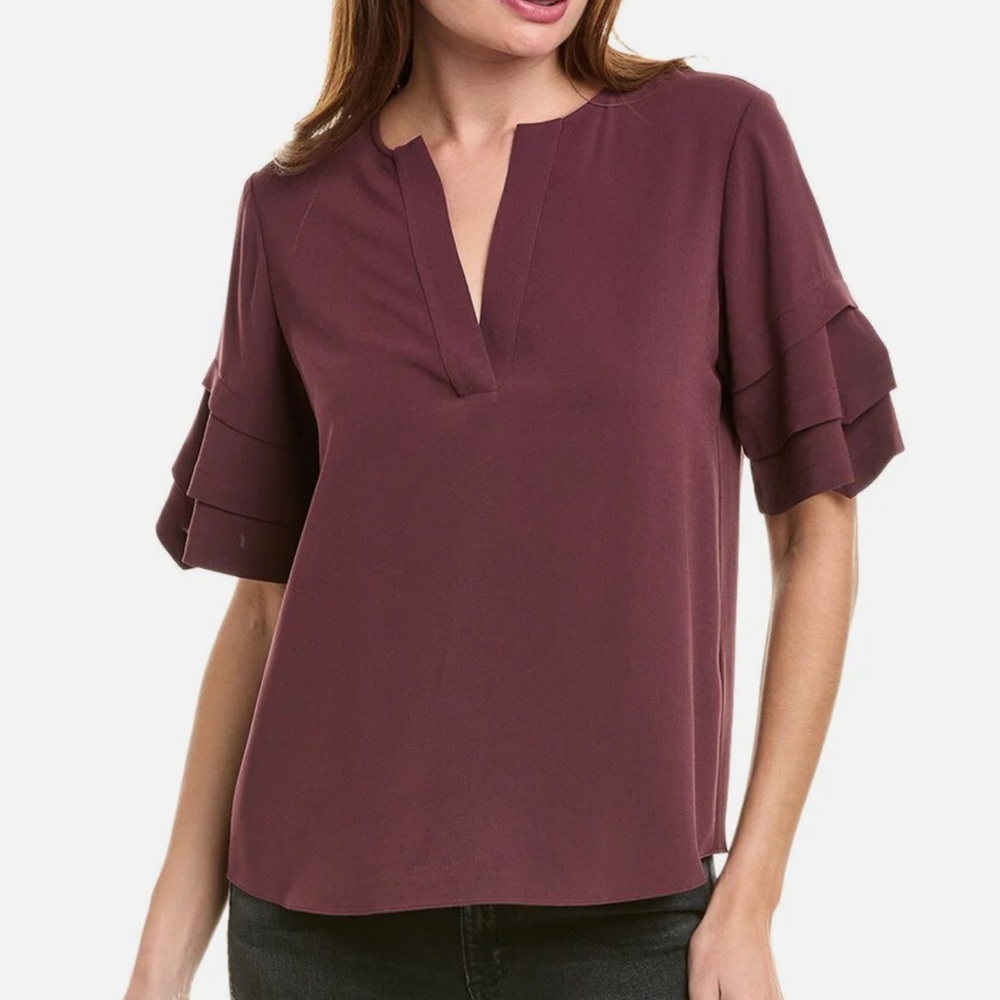 Frame Denim Deep Purple Women's Blouse